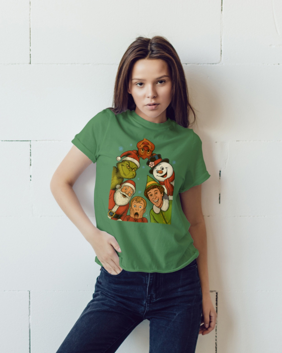 Tricou unisex 100% bumbac Colectia Christmas, sarbatori de Craciun [1]