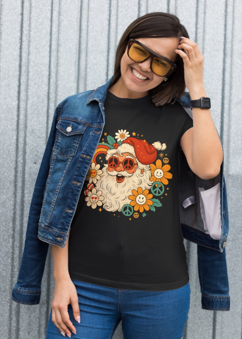 Tricou unisex 100% bumbac Colectia Christmas, sarbatori de Craciun [1]