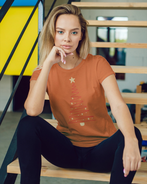 Tricou unisex 100% bumbac Colectia Christmas, sarbatori de Craciun [1]