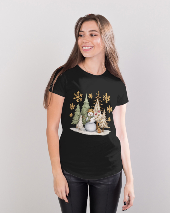 Tricou unisex 100% bumbac Colectia Christmas, sarbatori de Craciun [1]