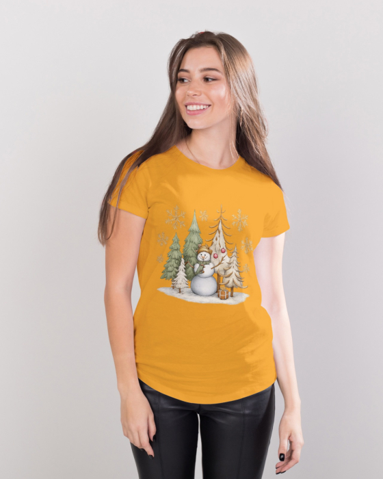 Tricou unisex 100% bumbac Colectia Christmas, sarbatori de Craciun [1]