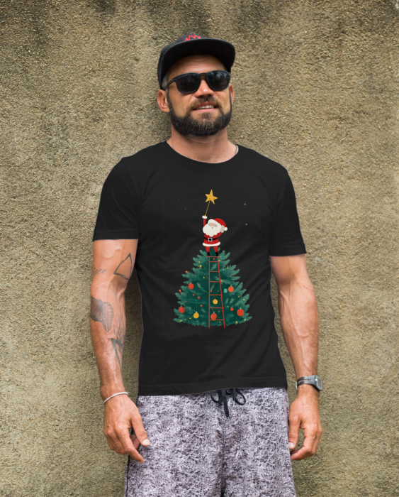 Tricou unisex 100% bumbac Colectia Christmas, sarbatori de Craciun [1]