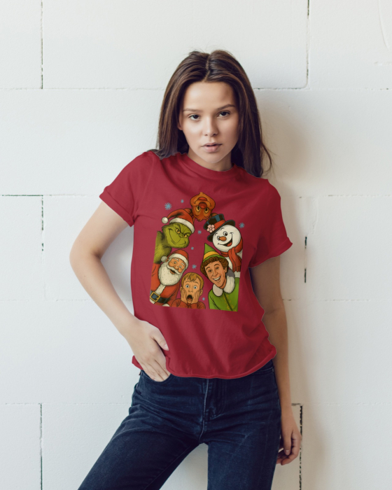 Tricou unisex 100% bumbac Colectia Christmas, sarbatori de Craciun [1]