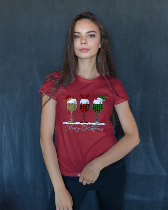 Tricou unisex 100% bumbac Colectia Christmas, sarbatori de Craciun [1]