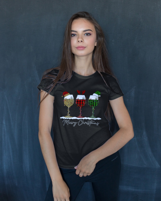 Tricou unisex 100% bumbac Colectia Christmas, sarbatori de Craciun [1]