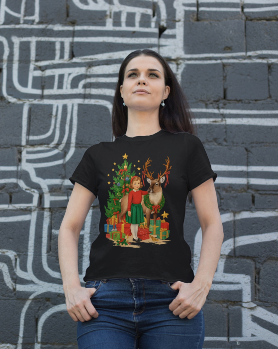 Tricou unisex 100% bumbac Colectia Christmas, sarbatori de Craciun [1]