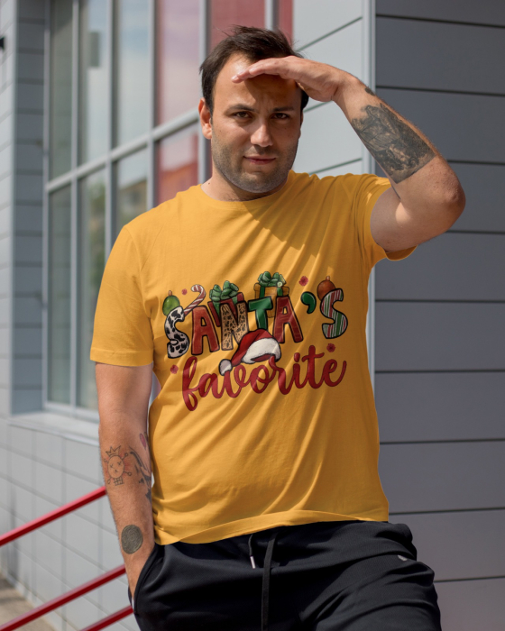 Tricou unisex 100% bumbac Colectia Christmas, sarbatori de Craciun [1]