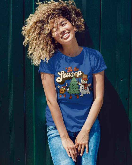 Tricou unisex 100% bumbac Colectia Christmas, sarbatori de Craciun [1]