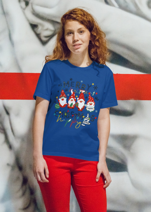 Tricou unisex 100% bumbac Colectia Christmas, sarbatori de Craciun [1]