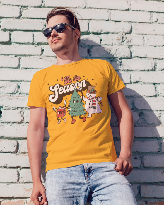 Tricou unisex 100% bumbac Colectia Christmas, sarbatori de Craciun [1]