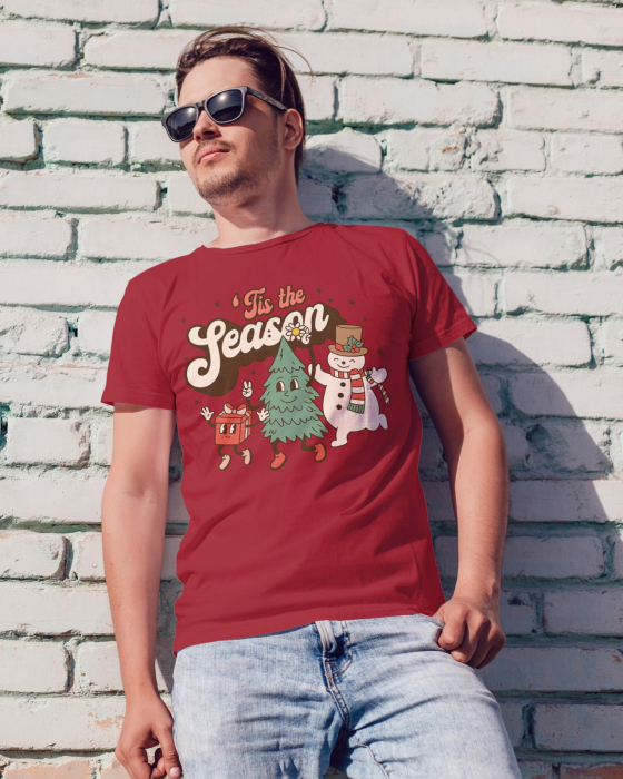 Tricou unisex 100% bumbac Colectia Christmas, sarbatori de Craciun [1]