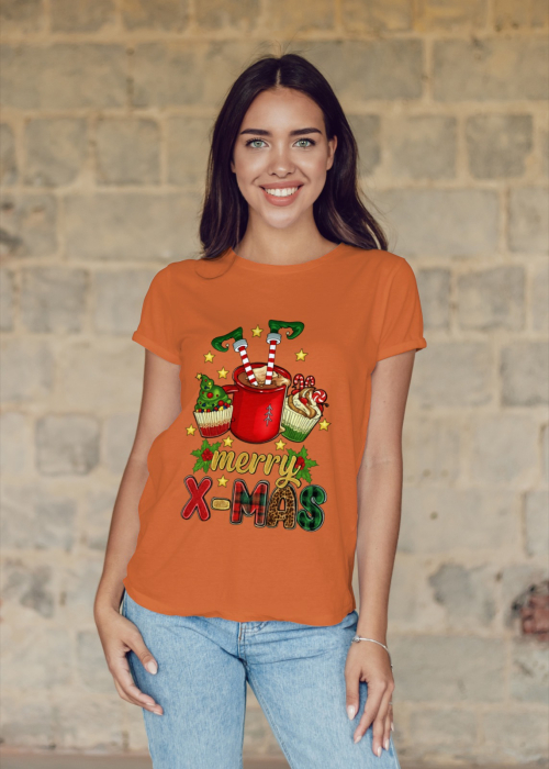 Tricou unisex 100% bumbac Colectia Christmas, sarbatori de Craciun [1]