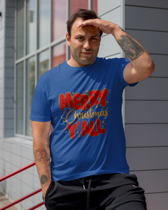 Tricou unisex 100% bumbac Colectia Christmas, sarbatori de Craciun [1]