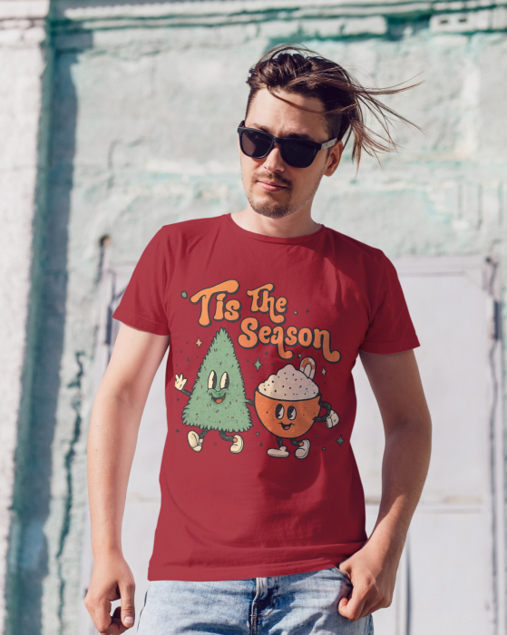 Tricou unisex 100% bumbac Colectia Christmas, sarbatori de Craciun [1]