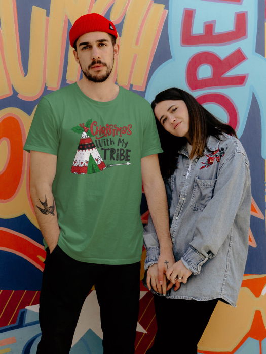 Tricou unisex 100% bumbac Colectia Christmas, sarbatori de Craciun [1]