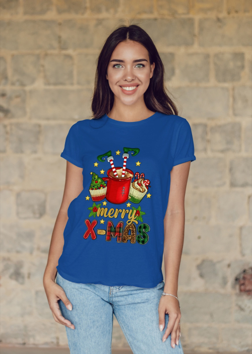 Tricou unisex 100% bumbac Colectia Christmas, sarbatori de Craciun [1]
