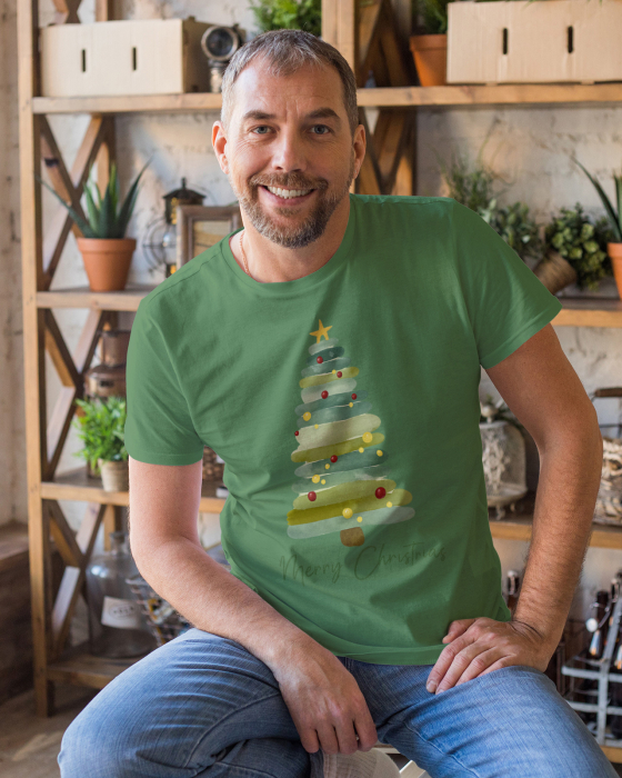 Tricou unisex 100% bumbac Colectia Christmas, sarbatori de Craciun [1]