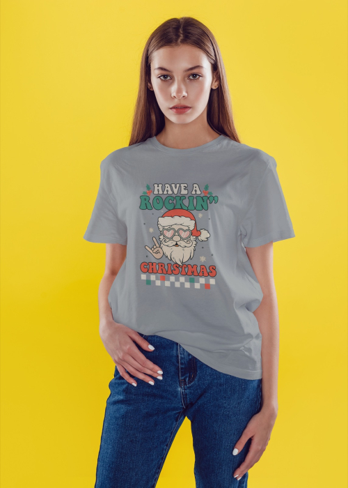 Tricou unisex 100% bumbac Colectia Christmas, sarbatori de Craciun [1]