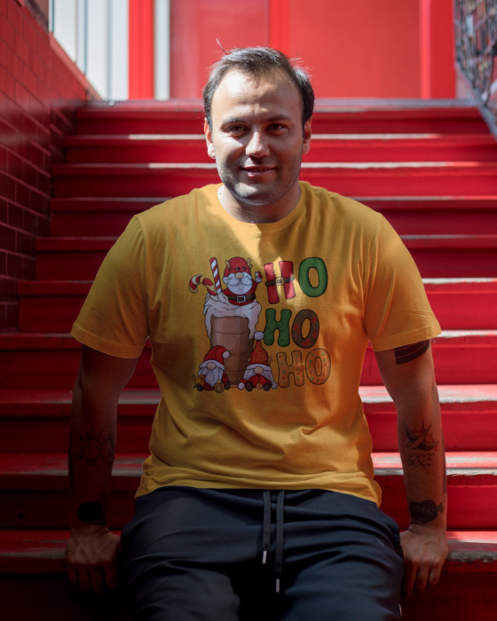 Tricou unisex 100% bumbac Colectia Christmas, sarbatori de Craciun [1]