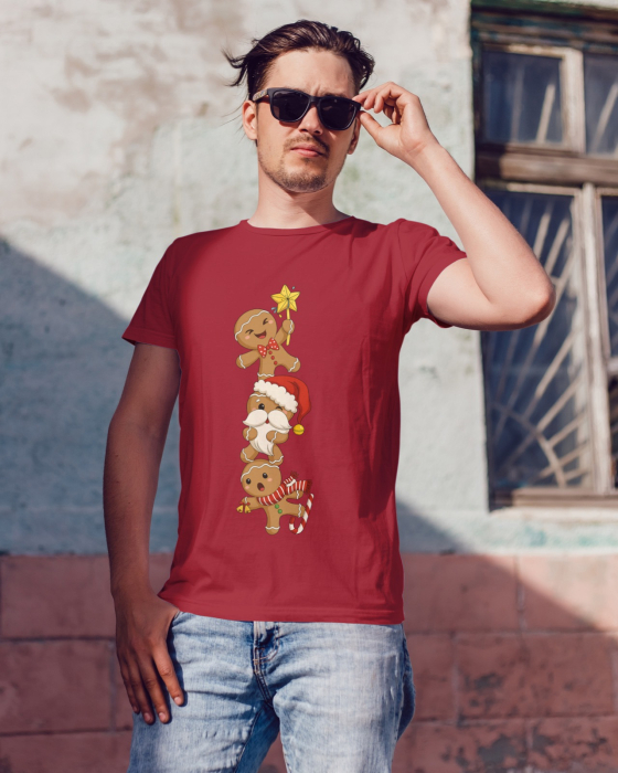 Tricou unisex 100% bumbac Colectia Christmas, sarbatori de Craciun [1]