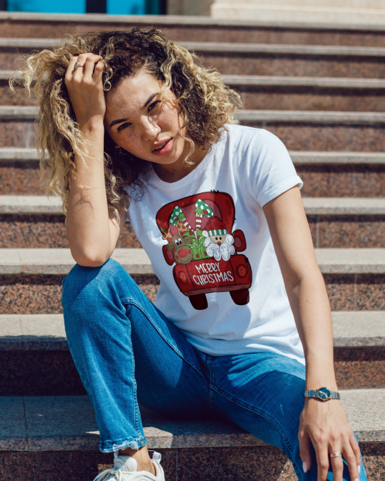 Tricou unisex 100% bumbac Colectia Christmas, sarbatori de Craciun [1]