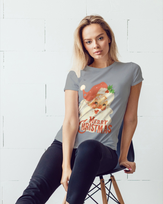 Tricou unisex 100% bumbac Colectia Christmas, sarbatori de Craciun [2]