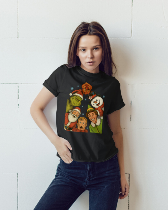 Tricou unisex 100% bumbac Colectia Christmas, sarbatori de Craciun [1]