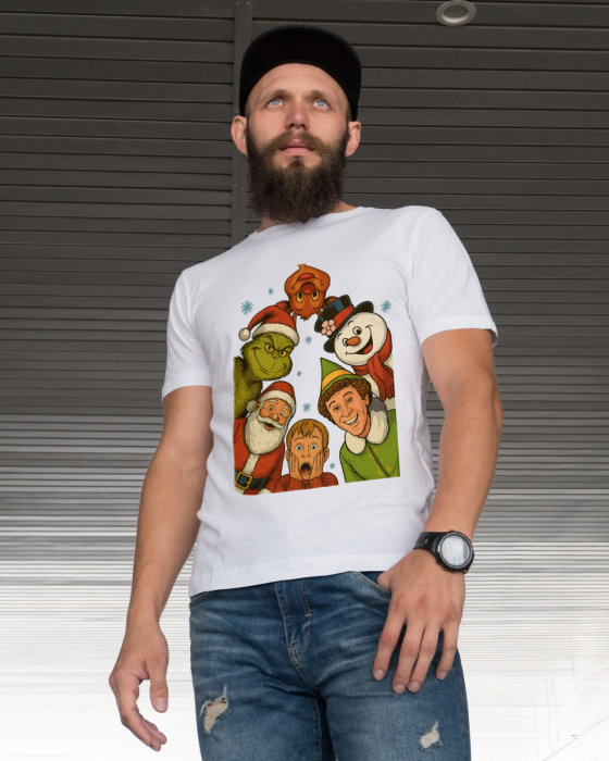 Tricou unisex 100% bumbac Colectia Christmas, sarbatori de Craciun [1]