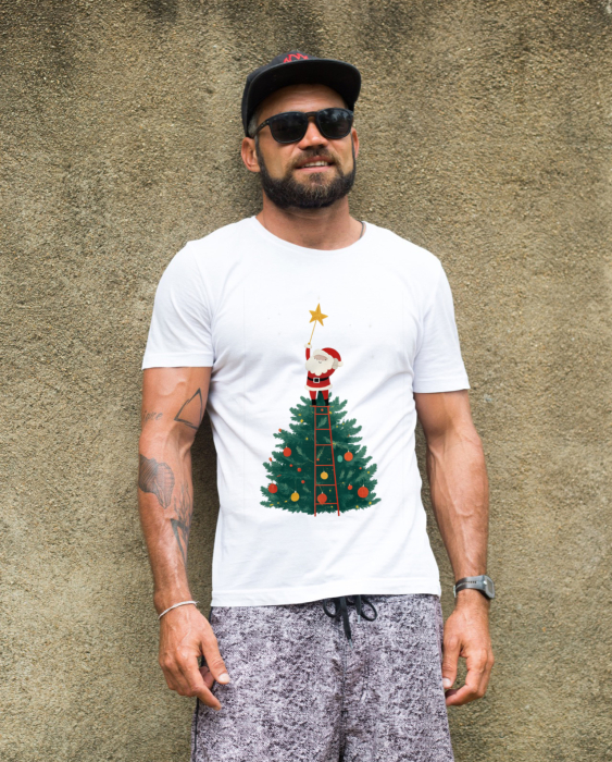 Tricou unisex 100% bumbac Colectia Christmas, sarbatori de Craciun [1]