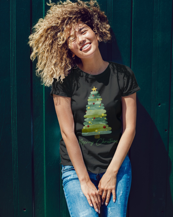 Tricou unisex 100% bumbac Colectia Christmas, sarbatori de Craciun [1]