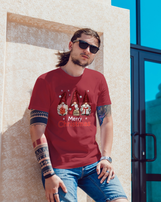 Tricou unisex 100% bumbac Colectia Christmas, sarbatori de Craciun [1]