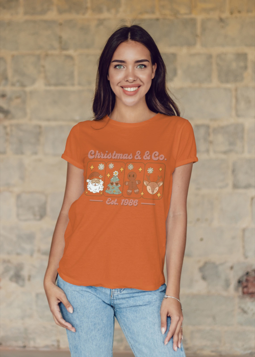 Tricou unisex 100% bumbac Colectia Christmas, sarbatori de Craciun [2]