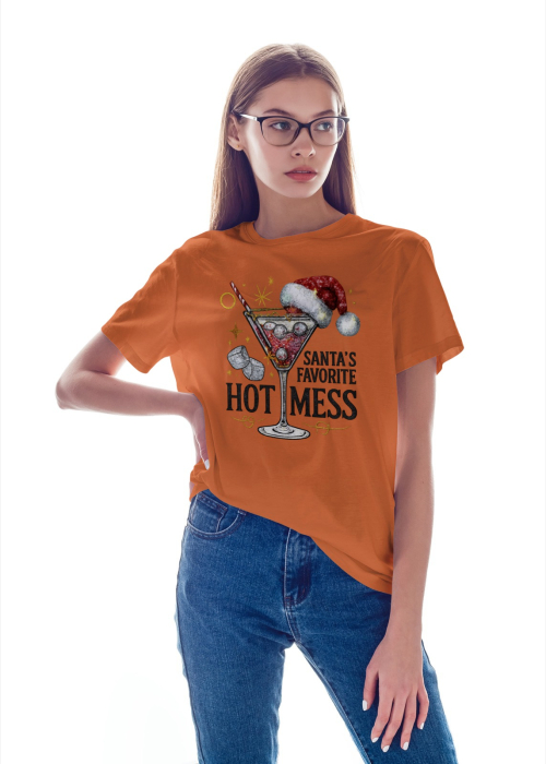 Tricou unisex 100% bumbac Colectia Christmas, sarbatori de Craciun [1]