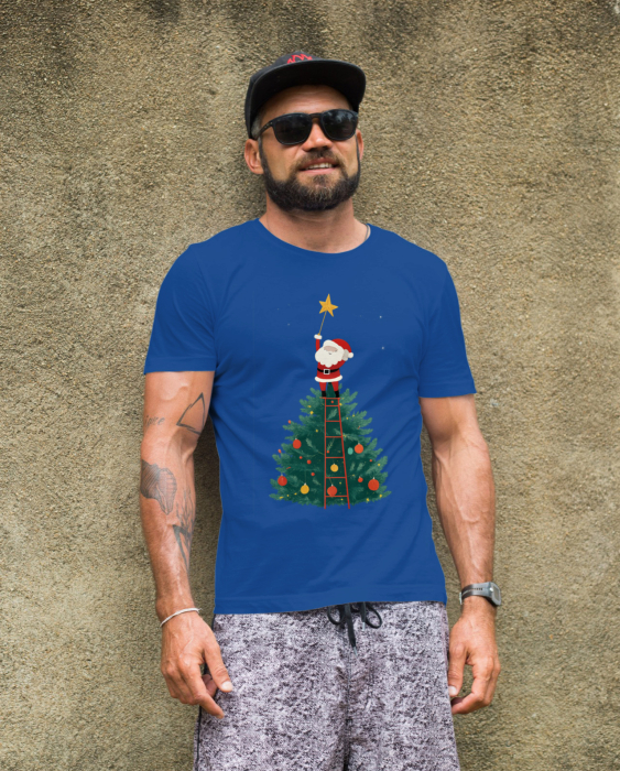 Tricou unisex 100% bumbac Colectia Christmas, sarbatori de Craciun [1]