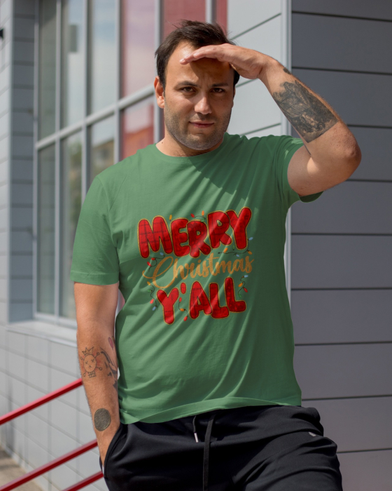 Tricou unisex 100% bumbac Colectia Christmas, sarbatori de Craciun [1]