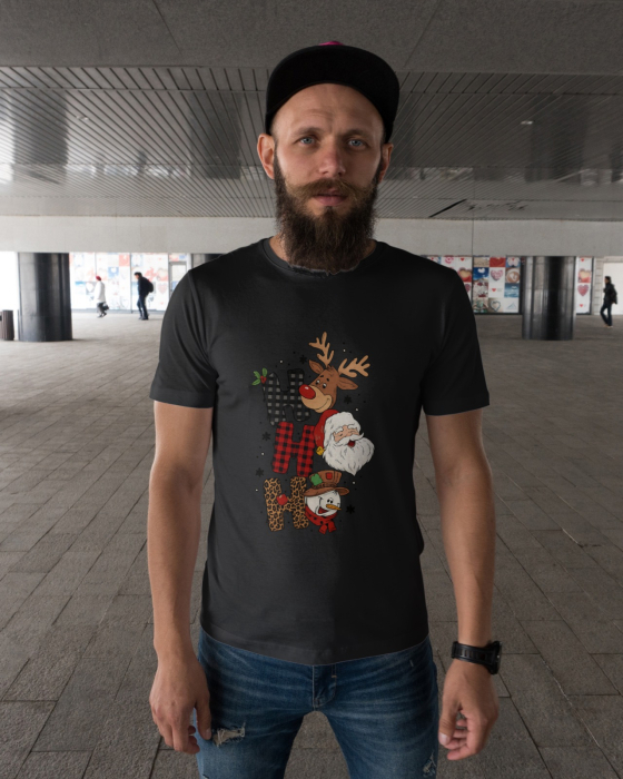 Tricou unisex 100% bumbac Colectia Christmas, sarbatori de Craciun [1]