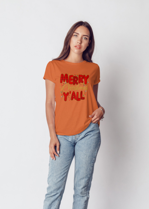 Tricou unisex 100% bumbac Colectia Christmas, sarbatori de Craciun [1]