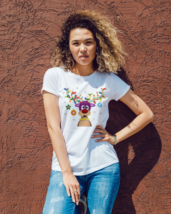 Tricou unisex 100% bumbac Colectia Christmas, sarbatori de Craciun [1]