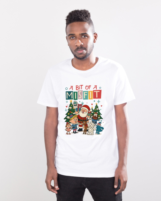 Tricou unisex 100% bumbac Colectia Christmas, sarbatori de Craciun [1]