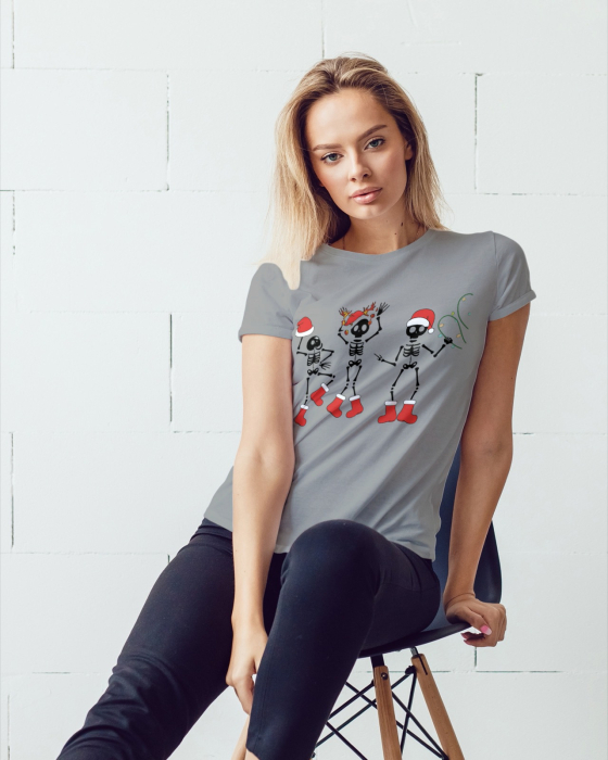 Tricou unisex 100% bumbac Colectia Christmas, sarbatori de Craciun [1]