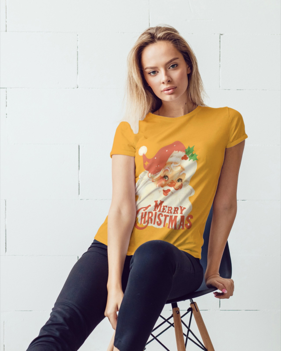 Tricou unisex 100% bumbac Colectia Christmas, sarbatori de Craciun [1]