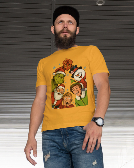 Tricou unisex 100% bumbac Colectia Christmas, sarbatori de Craciun [1]