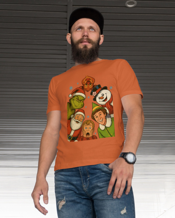 Tricou unisex 100% bumbac Colectia Christmas, sarbatori de Craciun [1]