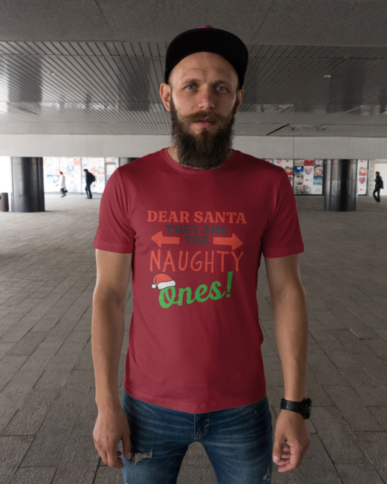 Tricou unisex 100% bumbac Colectia Grinch Christmas, sarbatori de Craciun [1]