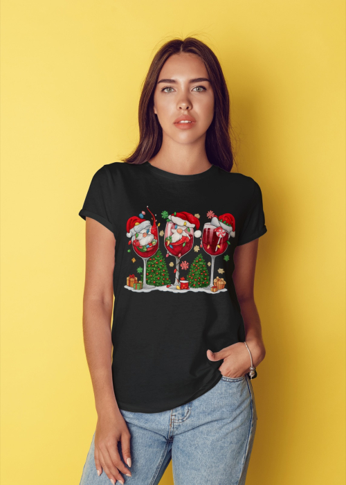 Tricou unisex 100% bumbac Colectia Christmas, sarbatori de Craciun [1]