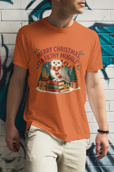 Tricou unisex 100% bumbac Colectia Christmas, sarbatori de Craciun [1]