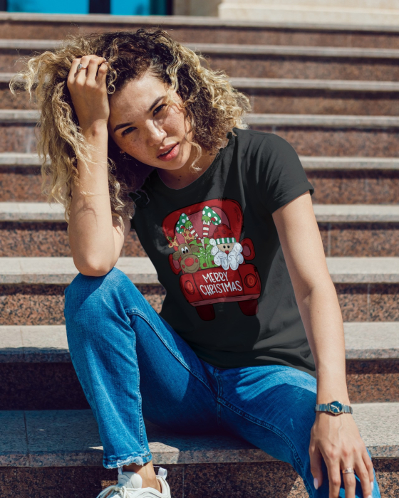 Tricou unisex 100% bumbac Colectia Christmas, sarbatori de Craciun [1]