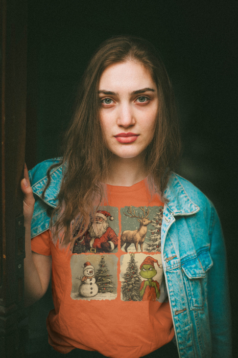 Tricou unisex 100% bumbac Colectia Christmas, sarbatori de Craciun [2]