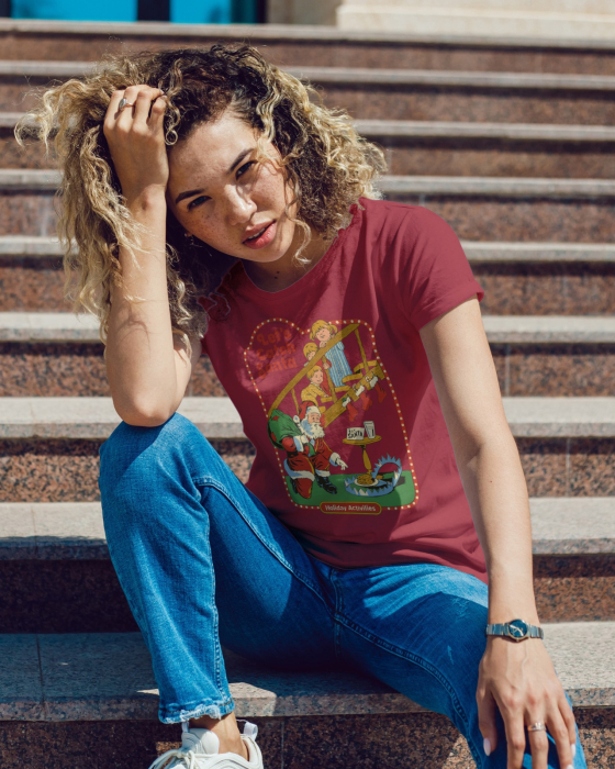 Tricou unisex 100% bumbac Colectia Christmas, sarbatori de Craciun [1]