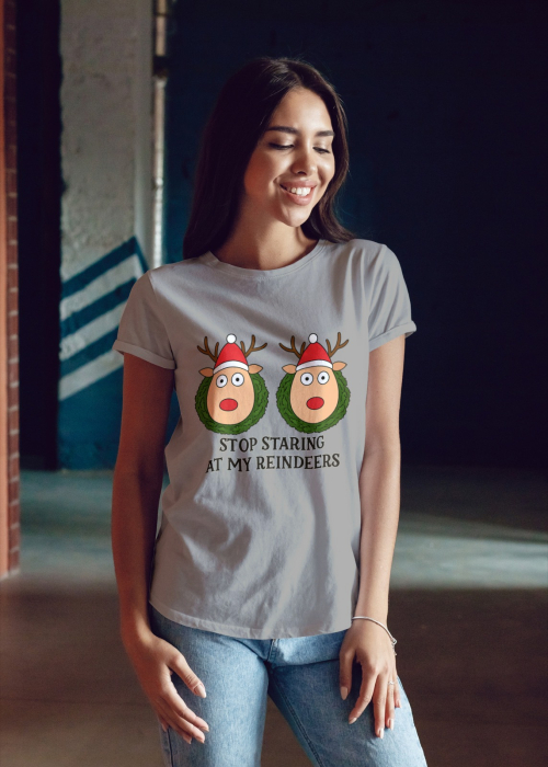 Tricou unisex 100% bumbac Colectia Christmas, sarbatori de Craciun [1]